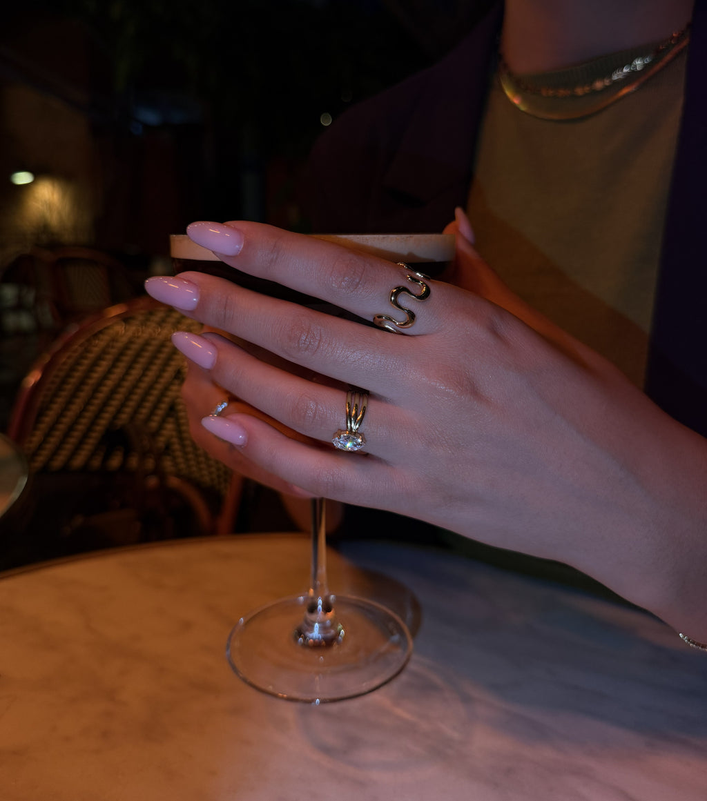 WAVE RING - verstellbar