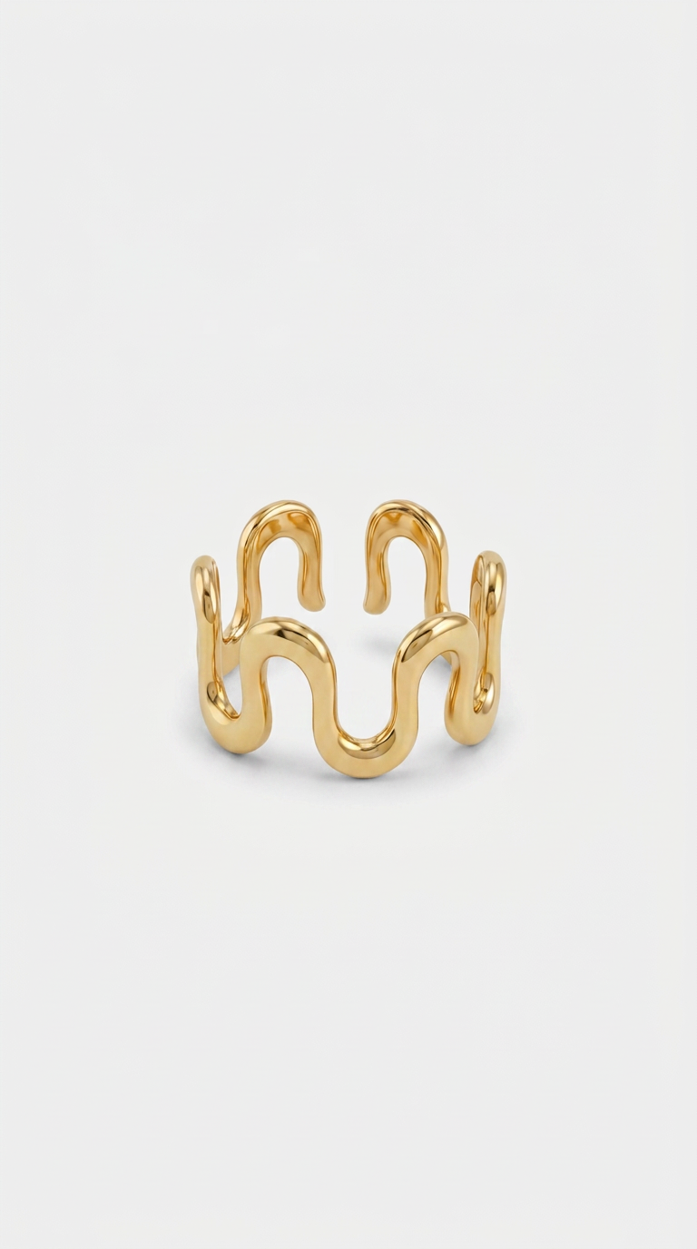 WAVE RING - justerbar