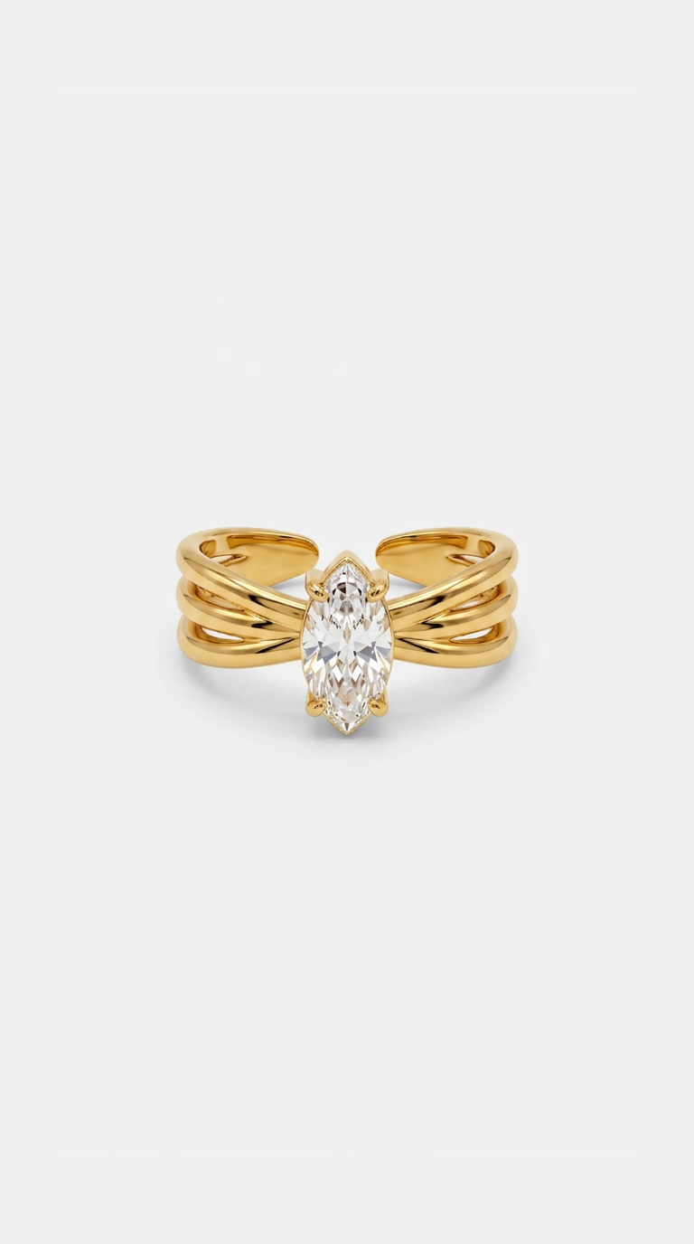 MARQUISE RING - justerbar
