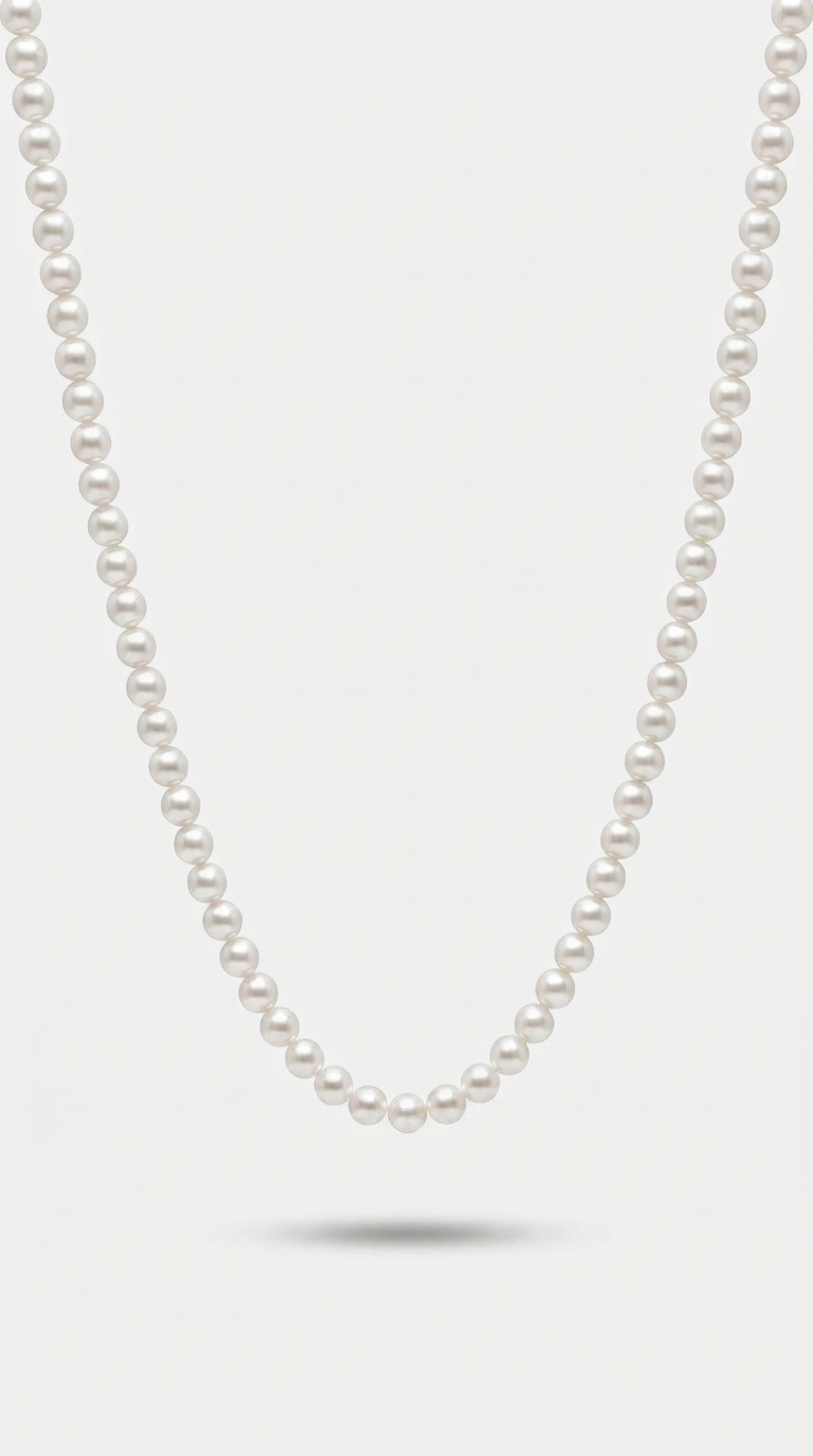PEARL NECKLACE - (4 mm)